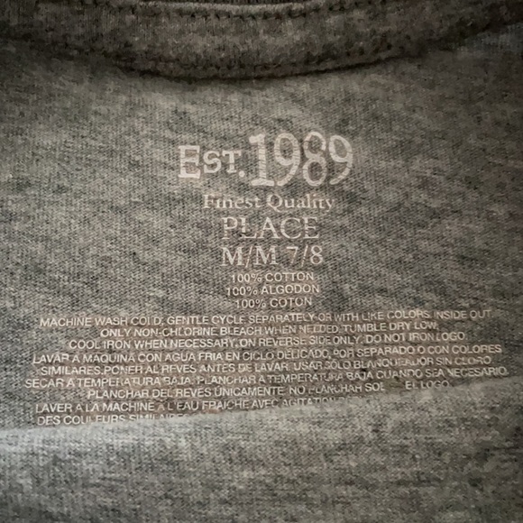 5 Boy plain T-shirts size 7-8 - Picture 4 of 6